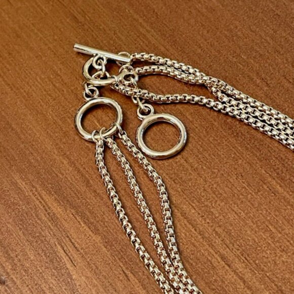 Magnolia and Vine Gold Tone Necklace - Holds one 20mm "original size" snap (NIC) - Picture 3 of 9